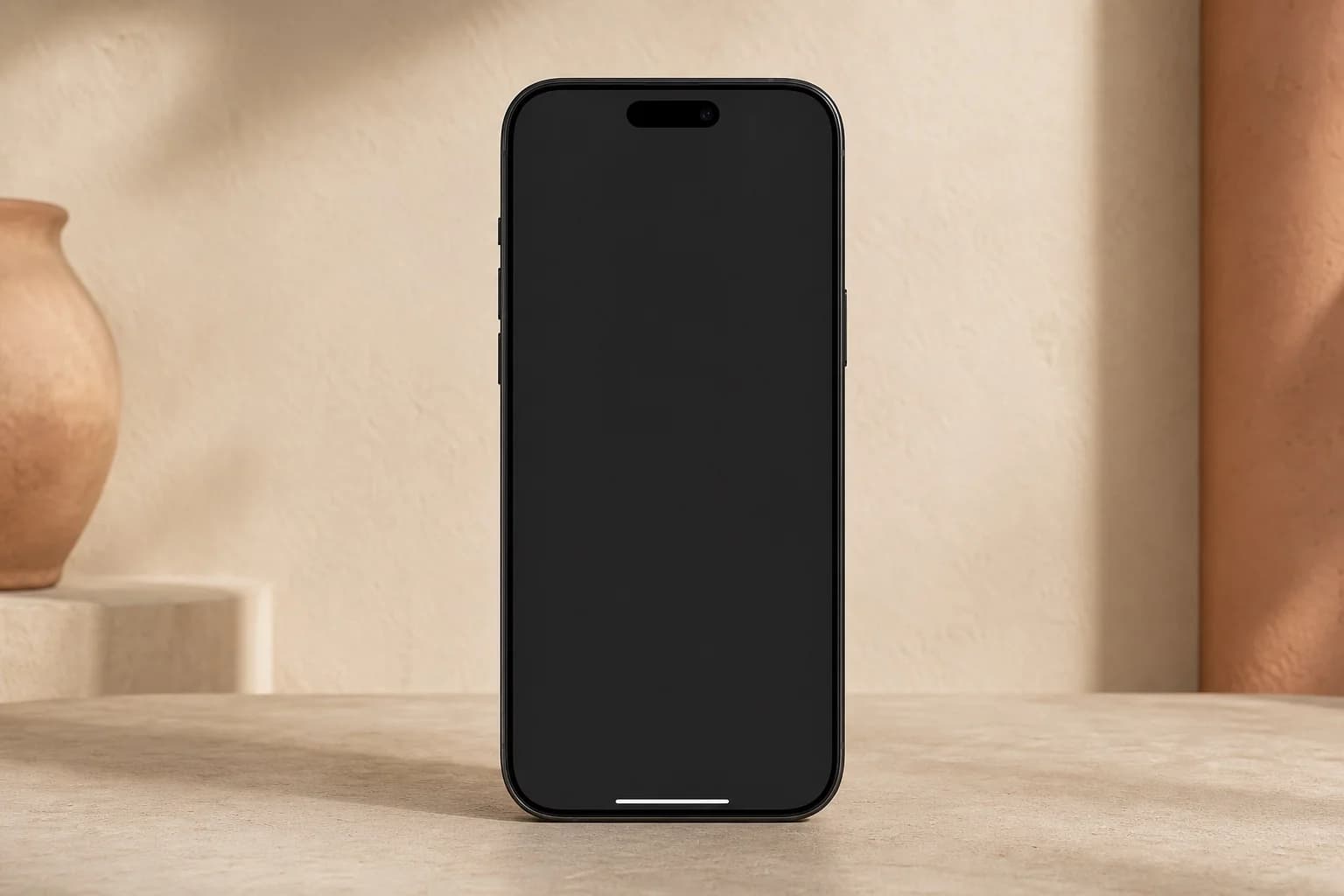 Teléfono iOS con tarjeta Teretad